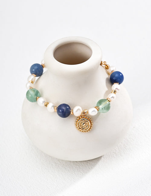 「星語之環」天然石珍珠手鍊｜Gem & Pearl Bracelet